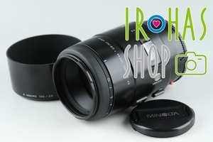 Minolta AF Macro 100mm F/2.8 Lens #21112F5