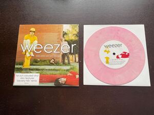 WEEZER 廃盤　アナログ　レコード　ピンクマーブルヴァイナル　7インチ WE ARE ALL ON DRUGS