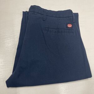 W33 NAVY 足短 古着 REDKAP RED KAP レッドキャップ ワークパンツ WORK PANTS ELPS464