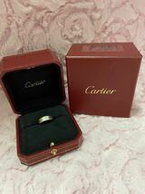 カルティエ 正規品♪ ラブリング 刻印 750 K18 ホワイトゴールド サイズ50 証明書 ケース 箱付 WG 18金 Cartier リング LOVE LING 指輪