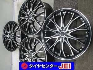 18インチ BADX ロクサーニ 7J+53 114.3 ノア/ヴォクシー 中古アルミホイール4本セット送料無料(A18-4726）