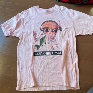 バス釣りTシャツ　XLサイズ　中古品　ランカー