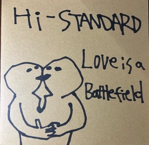 Hi-Standard Love Is A Battlefield レコード　PZJA-2 日本版