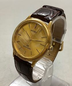 GRAND SEIKO グランドセイコー K18 金無垢K18KT 9581-7000 クォーツ セイコー 腕時計 ゴールド 稼働品 オメガ