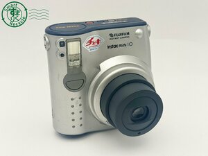 2409609301　★ FUJIFILM フジフィルム チェキ instax mini 10 コンパクトカメラ フィルムカメラ シルバー系 現状品