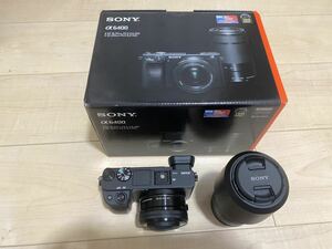 SONY ソニー a6400 ILCE-6400Y ミラーレス一眼カメラ ダブルズームレンズキット 