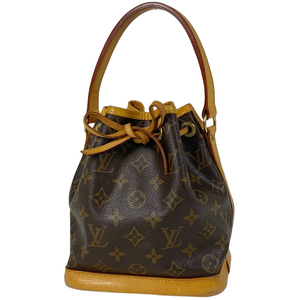 ルイ・ヴィトン Louis Vuitton ミニ ノエ 手提げ 巾着型 ハンドバッグ モノグラム ブラウン M42227 レディース 【中古】