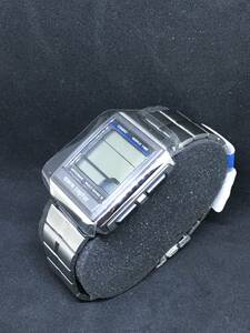 新品　カシオ CASIO wave ceptor WV-59J（3053）電波腕時計 デジタル文字盤 シルバーカラー