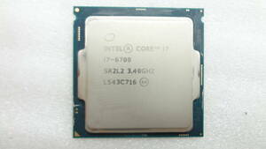 1円～ CPU Intel Core i7 i7-6700 SR2L2 3.40GHz Socket 1151 中古動作品(B27） 