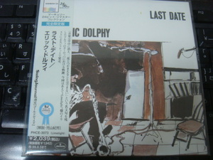 ERIC DOLPHY LAST DATE 紙ジャケｃｄ 24BITリマスター エリック ドルフィー ラスト デイト