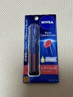 新品未開封★NIVEA リップクリーム シアーレッド リッチケア&カラーリップ