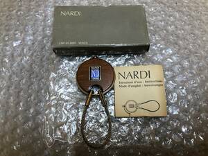 ☆新品☆ ナルディ NARDI ウッド キーホルダー キーリング 当時物 マツダ ロードスター NA NB NC ND NA6 NA8 NB6 NB8 FD3S FC3S コスモ