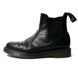 ドクターマーチン Dr.Martens ショートブーツ EU 41 - レザー×化学繊維 黒 レディース サイドゴア 靴
