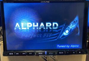 【2016年版】アルパイン X008V 20後期 アルファード タイプゴールド 専用パーフェクトフィット 最新アプリ 新品地デジフィルム ステリモ付