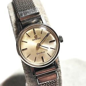 動作品 OMEGA オメガ geneve ジュネーブ SWISS MADE スイス製 アンティーク レディース腕時計 機械式 稼働品 手巻き s006