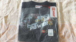 新品・未開封品　Lego レゴ　Chima　チーマ　丸首　黒Tシャツ　半袖　104 　４歳　100%コットン　Lego Wear　レゴウェア　T-Shirts　海外発