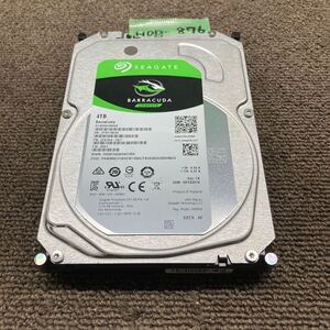 HDD-876 激安 HDD4TB 3.5インチ SATA 6975時間 内蔵HDD SEAGATE ST4000DM004-2CV104 Crystaldiskinfoにて正常品 中古