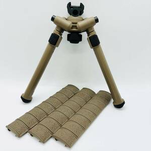 MAGPUL マグプル バイポット 高さ約19㎝ 動作未確認 中古品 保管品 ミリタリー サバゲー パーツ 1円出品 趣味 カーキ色 かっこいい 3815