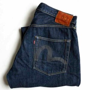 【美品/濃紺】EVISU 【LOT.2001 デニムパンツ】36×35 エビス ジーンズ カモメ 2409133