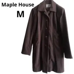 【Maple House】レディース　アウター　トレンチコート　ブラウン　M