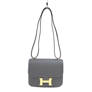 エルメス HERMES コンスタンス３ ミニ Z刻 グリメイヤー ゴールド金具 エプソン ショルダーバッグ レディース 中古