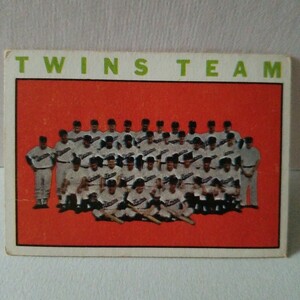 topps 1960年代 ヴィンテージ 大リーグ 野球カード TWINS TEAM ツインズ (検)bowman BBM 大谷翔平 