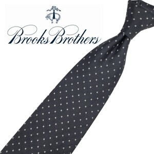 701/ 美品 BROOKS BROTHERS346 ブルックスブラザーズ 中古 ネクタイ ドット柄 ネコポス可