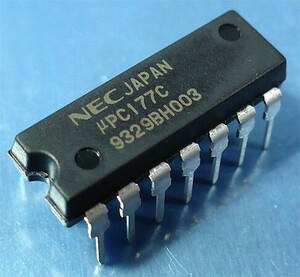 NEC uPC177C (コンパレータ/uPC339の通工版・4回路) [4個組](b)