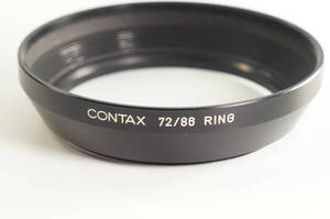 117『キレイ』CONTAX 72／86 RING コンタックス 135／2 180／2.8用 72／86 リング コンタックス フード