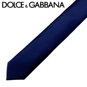 DOLCE&GABBANA ネクタイ ブランド ドルチェ＆ガッバーナ イタリア ネイビー【剣先幅：6cm】 gt149e-fum06-b0310