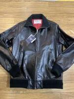 THE FLAT HEAD FN-LJ-HT001 HORSEHIDE TRACK JKT BLK 40サイズ