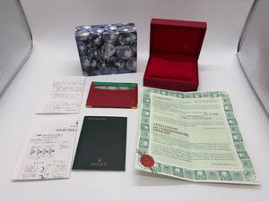 2501292183000 ★1円〜！ROLEX ロレックス 外箱 空箱 ボックス BOX ギャランティ 付属品 現状品 中古