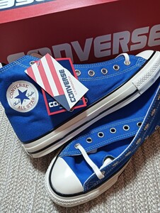 新品 未使用 CONVERSE ALLSTAR HI 26.5cm オリエンタルブルー 青 U.S.ORIGINATOR コンバース オールスター ハイカット キャンバス