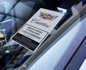 キャデラック　cadillac JDM内張ステッカー　高品質