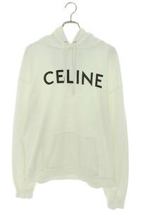 セリーヌバイエディスリマン CELINE by Hedi Slimane 2Y321670Q サイズ:XXL クラシックロゴルーズプルオーバーパーカー 中古 SS13