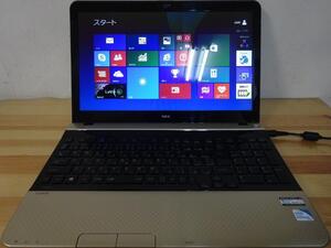 NEC ノート パソコン PC-LS150JS1KSG/Pen B980 2.4GHz/4GB/500GB/中古特価良品