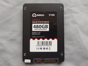 EEKOO SSD EK V100 480G 2.5インチ SATA3 使用時間の短い良コンディション品