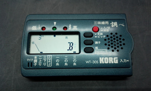 ▽ KORG チューナー 調べ WT-30S / 三味線用チューナー コルグ 和楽器チューナー