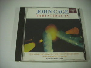 ■CD JOHN CAGE / VARIATIONS Ⅳ ジョン・ケージ ヴァリエーションズ Ⅳ 1965年 現代音楽 ◇r40104