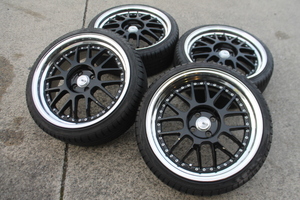 SSR プロフェッサー MS1 F 7.0J-18 +37 R 7.5J-18 +30 4H-100 NR アクセレラ PHI-R 205/40ZR18 86Y XL ４本セット