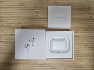 1円スタート 未使用 アップル Apple Air Pods Pro 第2世代 MagSafe充電ケース(USB-C)付き MTJV3J/A Bluetooth ワイヤレス MagSafe