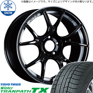 225/50R18 スタッドレスタイヤホイールセット フォレスター etc (TOYO WinterTRANPATH TX & SSR GTX02 5穴 100)