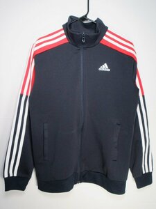 キッズ ジャージ上着紺色 adidas アディダススポーツウエア M1056