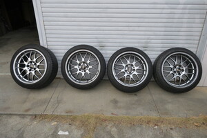 BBS RG-R 4本セット　9.5J +20　PCD114.3　245/40ZR97