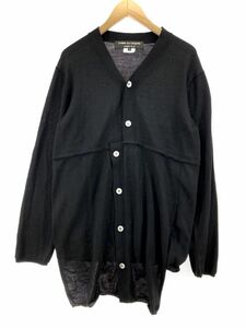 COMME des GARCONS コムデギャルソン ウール100% カーディガン sizeS/黒 ◇■◎ ☆ dlb8 メンズ