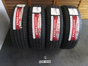 G1291 ②★新品未使用品★2022年製★195/65R15 91Q BRIDGESTONE BLIZZAK VRX3 冬4本セット