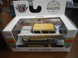 ★★1/64 M2 シボレー ノマド Moui&Sons エムツー グリーンライト Greenlight Chevrolet Nomad 1957 R25★★