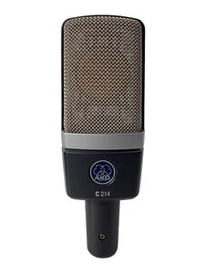 AKG◆C214/コンデンサーマイク/ケース・説明書・ホルダー付属(※ショックマウント欠品)