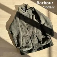 古着 "Barbour" ローデン ウール アルパカ混 チェック ジャケット