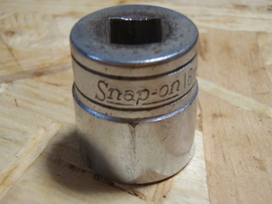 スナップオン 3/8sq 9.5差込角 F18M 12角 18ミリ シャローソケット Snap-on Shallow Socket sq Drive inch point 旧ロゴ